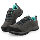 riemot Damen Wasserdichte Wanderschuhe Grau Grün Leichte Trekkingschuhe