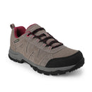 riemot Damen Wasserdichte Wanderschuhe Grau Wein Leichte Trekkingschuhe