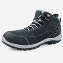 riemot Wasserdichte Damen Wanderschuhe Grau Leichte Outdoor-Stiefel fürs Camping