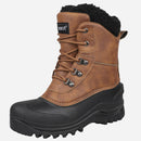 riemot Herren Schneestiefel Braun Wasserdicht & Rutschfest Winterstiefel