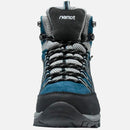 riemot Walking Boots for Women Blue Fully Waterproof High Rise Hiking Shoes - Knixmax