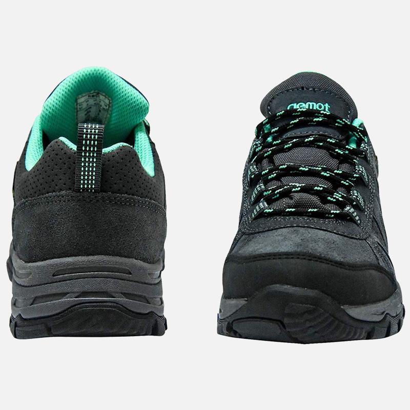 Riemot Women's Waterproof Hiking Shoes Grey Green