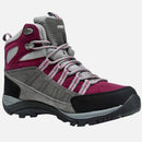 riemot Walking Boots for Women Fuchsia Fully Waterproof High Rise Hiking Boots - Knixmax