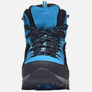 riemot Walking Boots for Men Blue Fully Waterproof High Rise Outdoor Hiking Shoes - Knixmax