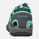 Knixmax Men's Closed Toe Sandals Dark Grey Wide Fit Sports Summer Shoes - Knixmax