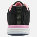 Knixmax Women's Knit Trainers,  Black Pink, Lightweight, Running Gym Fitness Sports Walking Shoes - Knixmax