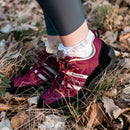 Knixmax Damen Wanderschuhe, Weinrot, Leichte Zustiegsschuhe, Sportschuhe