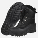 riemot Herren Schneestiefel Schwarz Wasserdicht & Rutschfest Winterstiefel