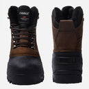 riemot Herren Winterstiefel Wasserdichte Sohle Braune Schneestiefel