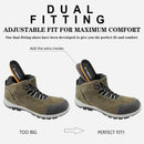 riemot Wasserdichte Herren Wanderschuhe Olivgrün Leichte Outdoor-Stiefel für Camping