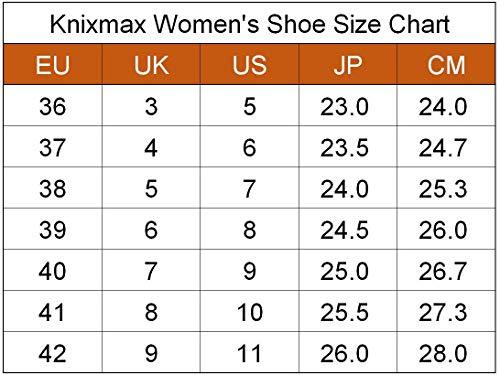 Knixmax Women's Hiking Trainers, Wine Red, Lightweight Approach Shoes, Sports Trainers - Knixmax
