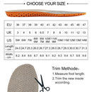 Knixmax Sports Einlegesohlen Beige Fußgewölbeunterstützung Volle Länge orthopädische Einlagen für Männer Frauen