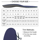 Knixmax Sports Einlegesohlen Navy Arch Support Ganzkörpereinlagen für Männer Frauen