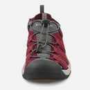 Knixmax Damen Sandalen mit geschlossener Zehenpartie Rot Wide Fit Sport Sommerschuhe (Upgrade Version)