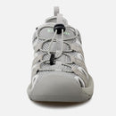 Knixmax Damen Geschlossene Zehen Sandalen Grau Wide Fit Sport Sommerschuhe (Upgrade Version)