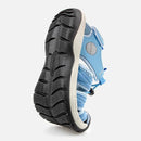 Knixmax Damen Geschlossene Zehensandalen Blau Wide Fit Sport Sommerschuhe (Upgrade Version)