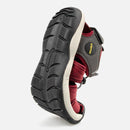 Knixmax Damen Sandalen mit geschlossener Zehenpartie Rot Wide Fit Sport Sommerschuhe (Upgrade Version)