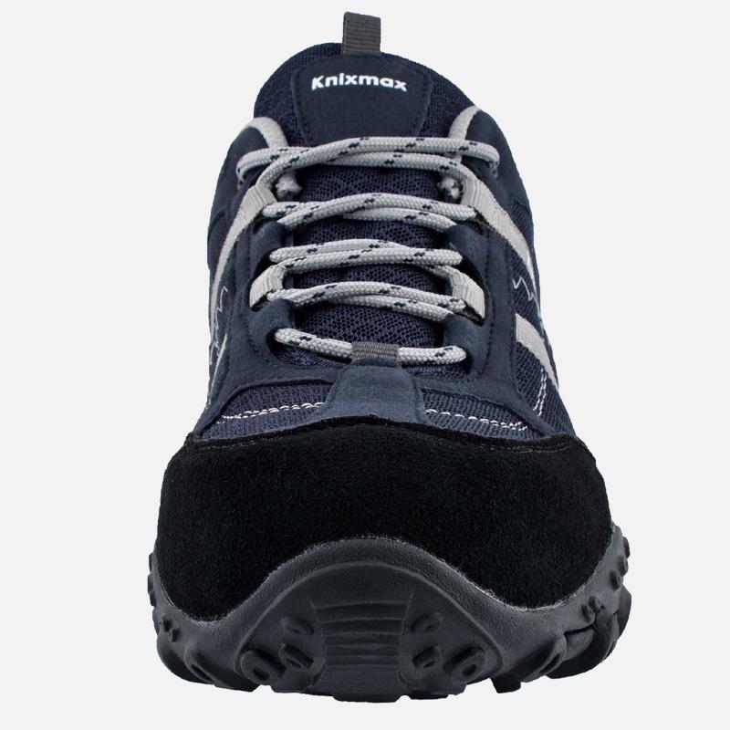 Knixmax Men's Hiking Trainers, Navy, Lightweight Approach Shoes, Sports Trainers - Knixmax