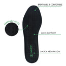 Knixmax Women Men Memory Foam Insoles Comfort Shoe Inserts Shock Absorption Cushioning Foot Support Pads - Knixmax
