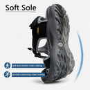 riemot Womens Closed Toe Black Sandal for Summer Beach(Upgraded Version) - Knixmax