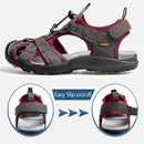 riemot Womens Closed Toe Wine Sandal for Summer Beach(Upgraded Version) - Knixmax