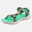 riemot Damen Open Toe Sport Sandalen Verstellbare rutschfeste Fußgewölbestütze Grün Schuhe