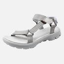 riemot Damen Open Toe Sport Sandalen Verstellbare rutschfeste Fußgewölbestütze Sliver Schuhe