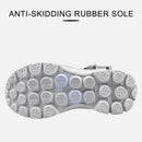 riemot Damen Open Toe Sport Sandalen Verstellbare rutschfeste Fußgewölbestütze Sliver Schuhe