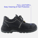 TIESTRA Work Shoes for Men Slip Resistant Steel Toe Outdoor Waterproof Hiking Shoes - Knixmax