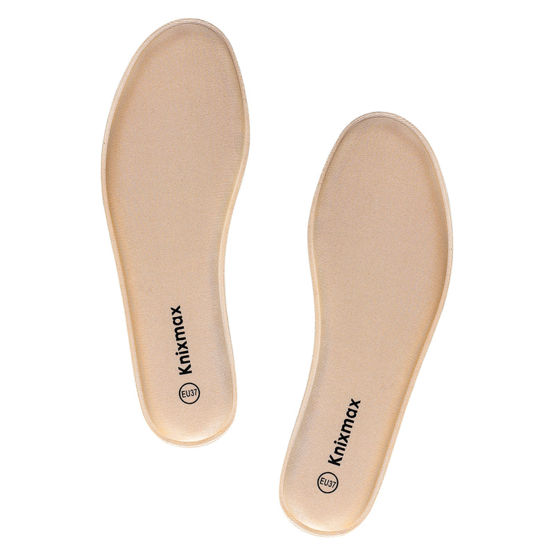 Knixmax Damen Memory Foam Einlegesohlen Komfort Schuheinsätze Stoßdämpfende Dämpfung Fußpolster
