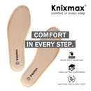 Knixmax Damen Memory Foam Einlegesohlen Komfort Schuheinsätze Stoßdämpfende Dämpfung Fußpolster