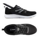 Knixmax Herren Memory Foam Einlegesohlen, Schwarz, für Sportschuhe & Turnschuhe